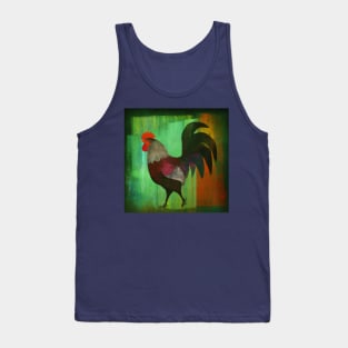 Rooster painting Tank Top